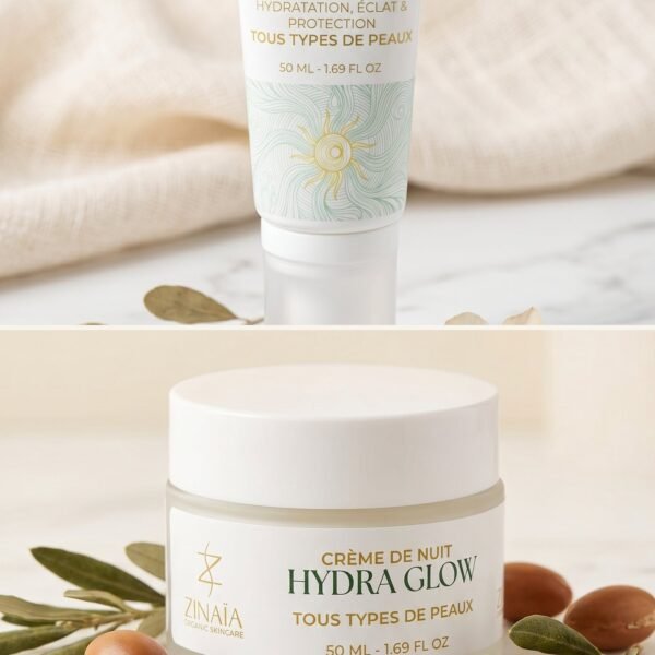 Duo Hydra Glow : crème de jour SPF 30 et crème de nuit